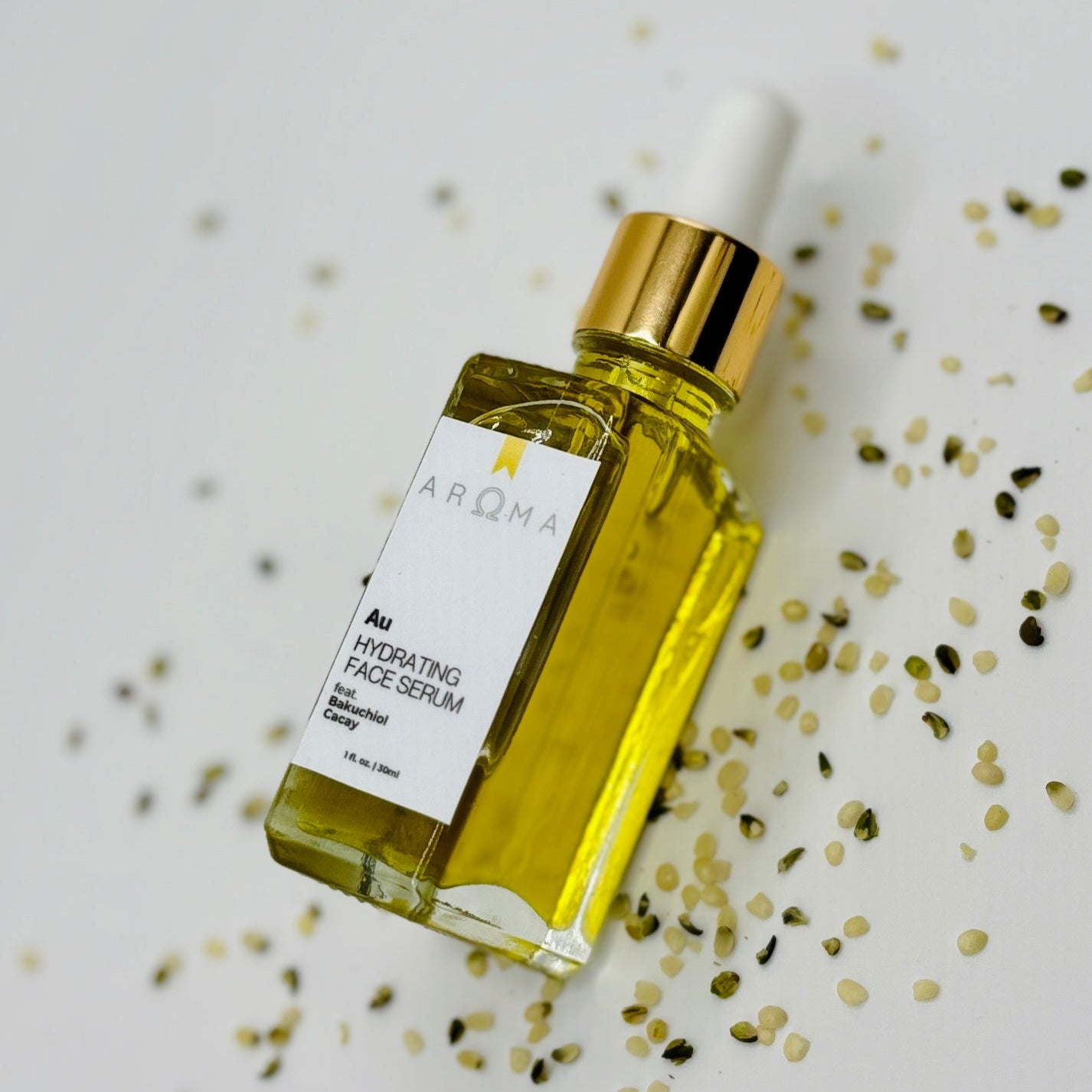Aurum Hydrating Face Serum - Evening Renewal & Nourishment – Aroma